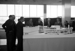 World's Fair Display with Walt Disney and Henry Ford II